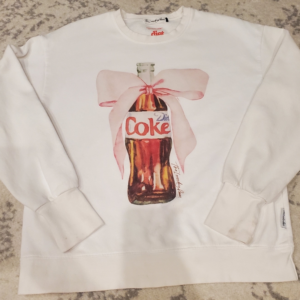 Diet Coke With Bow Crewneck